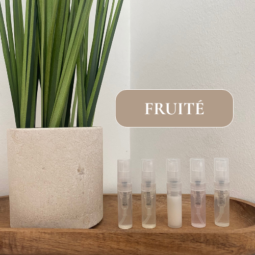 Echantillons 5 parfums fruités