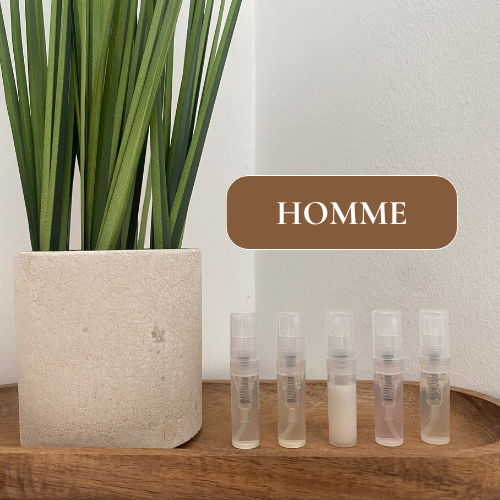 Echantillons 5 parfums homme